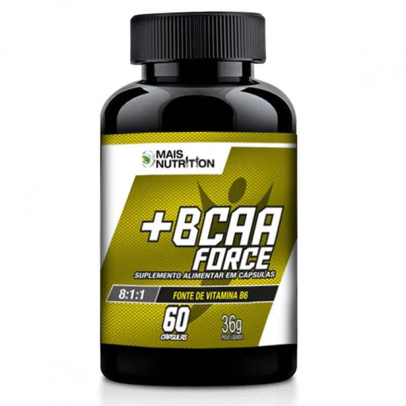 BCAA FORCE 8:1:1 100 CAPSULAS MAIS NUTRITION