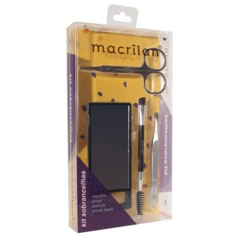 KIT  DE SOBRANCELHAS PERFEITAS MACRILAN - KS200