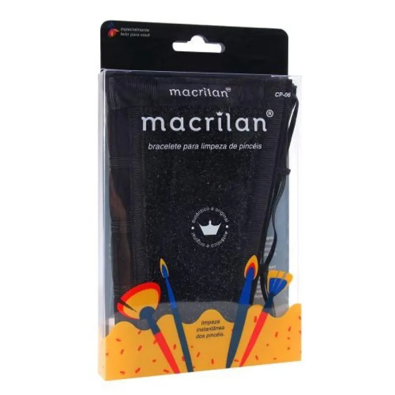 BRACELETE PARA LIMPEZA DE PINCéIS - MACRILAN - CP-06