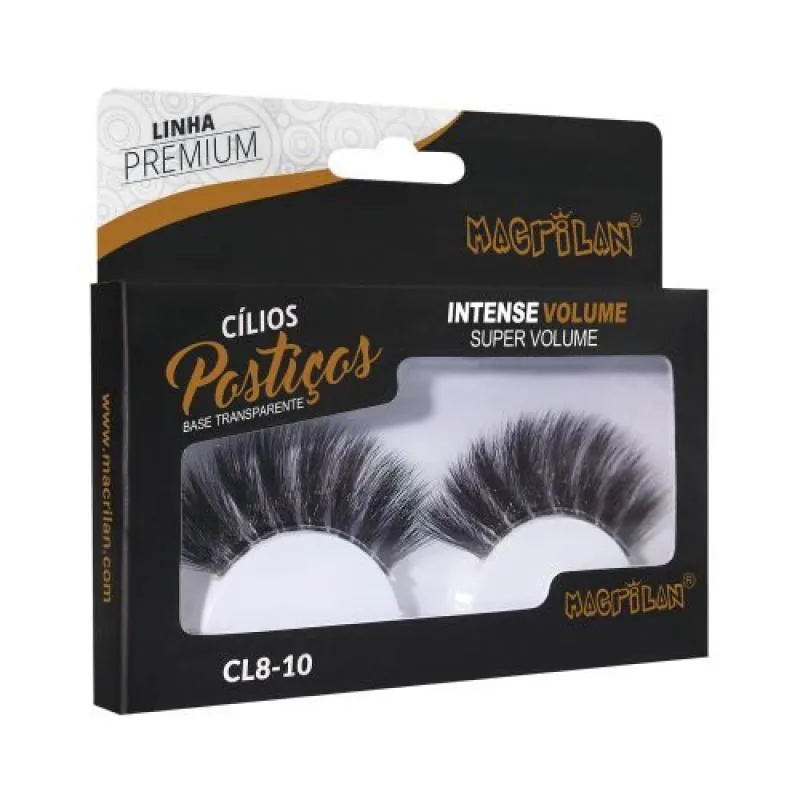 CíLIOS POSTIçOS INTENSE VOLUME - MACRILAN - CL8-10
