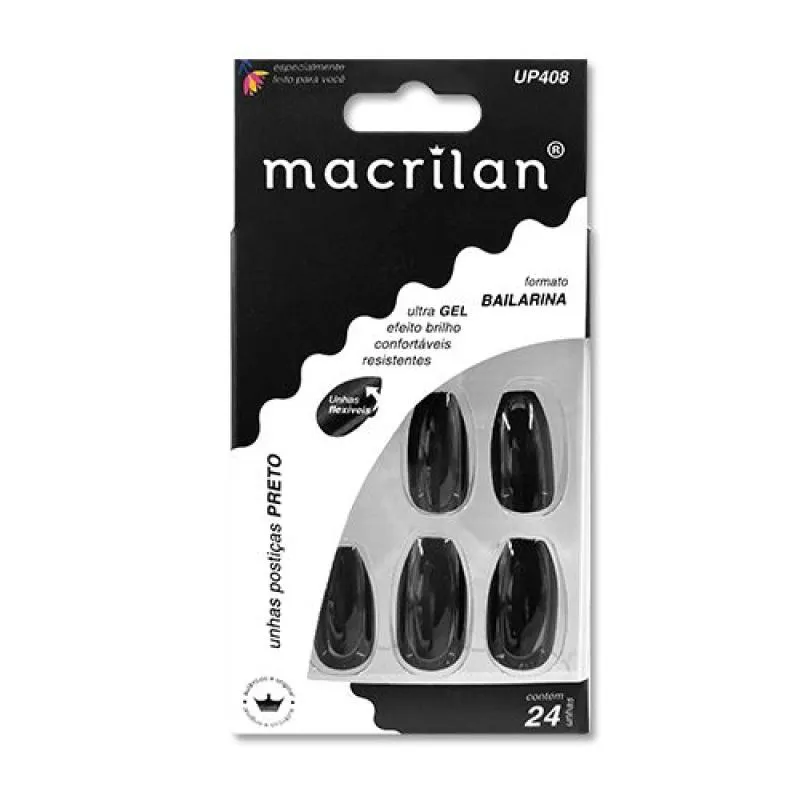 UNHAS POSTIçAS BAILARINA - MACRILAN - UP408