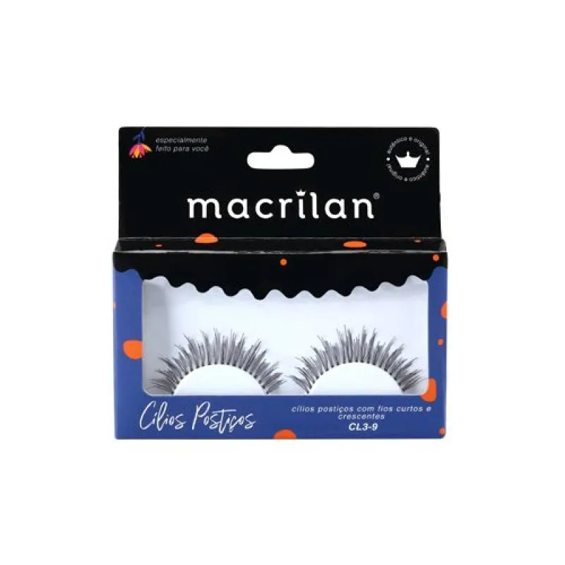 CíLIOS POSTIçOS FIOS CURTOS - MACRILAN - CL3-9