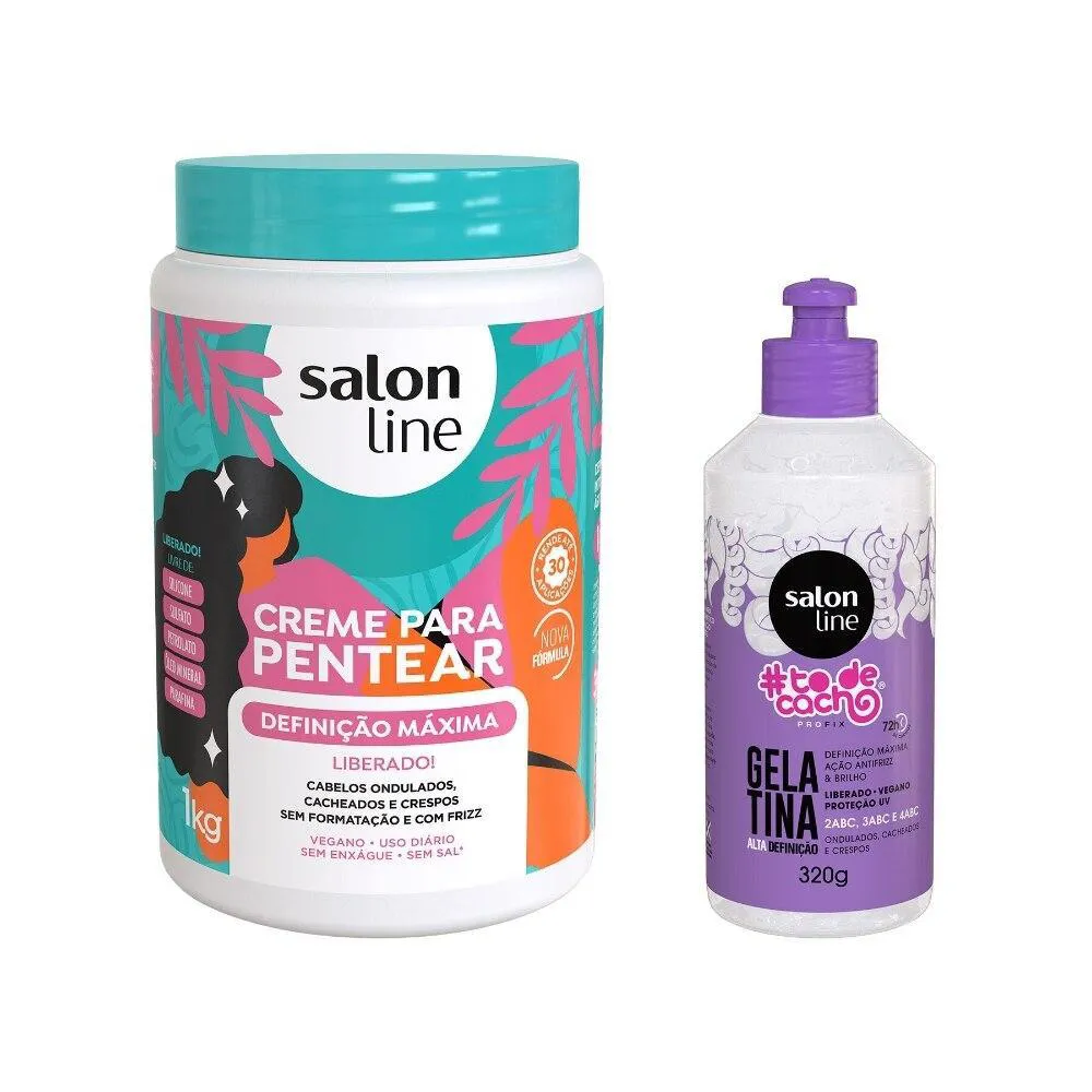 KIT ALTA DEFINIçãO PARA SEUS CACHOS SALON LINE