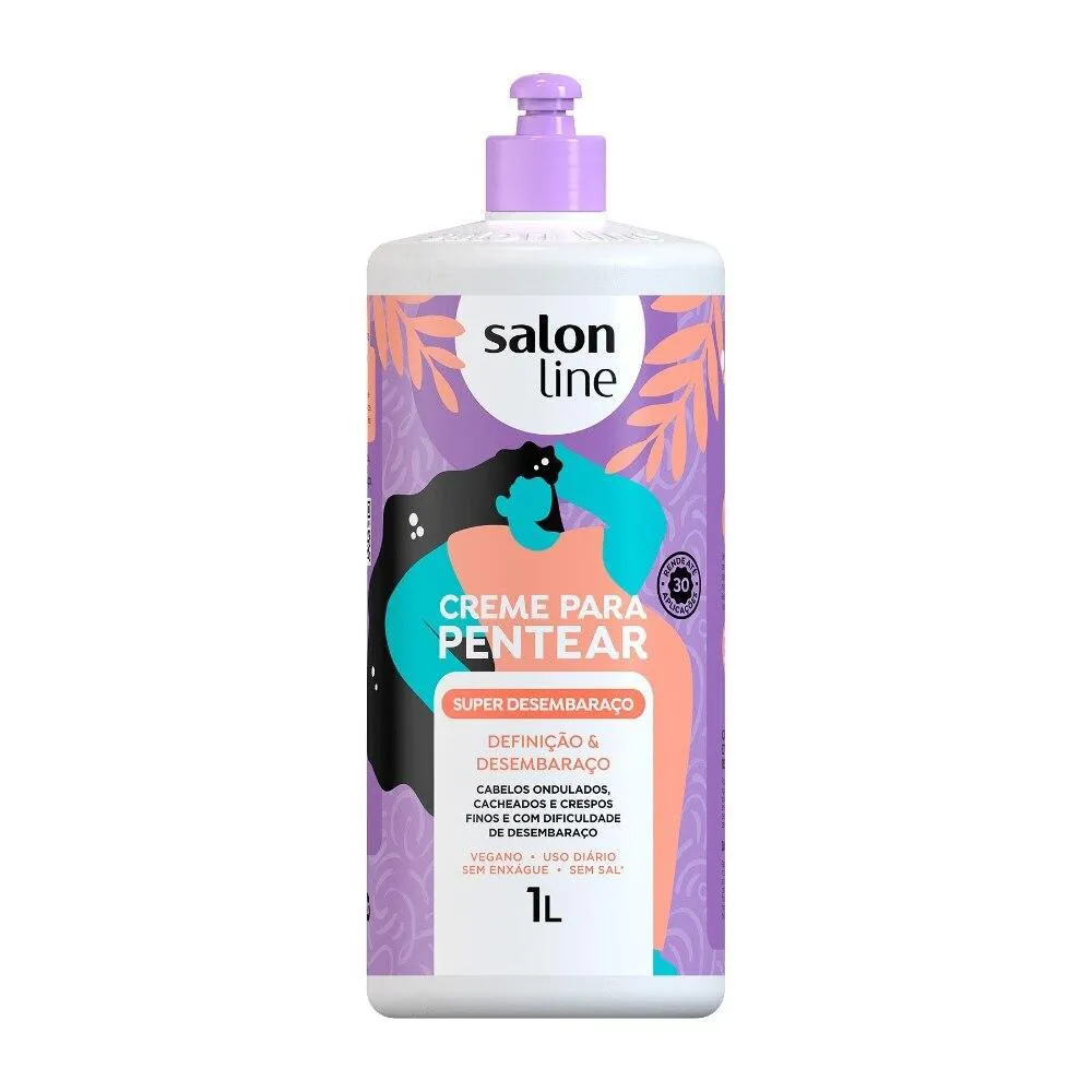 CREME PARA PENTEAR SUPER DESEMBARAçO SALON LINE 1L