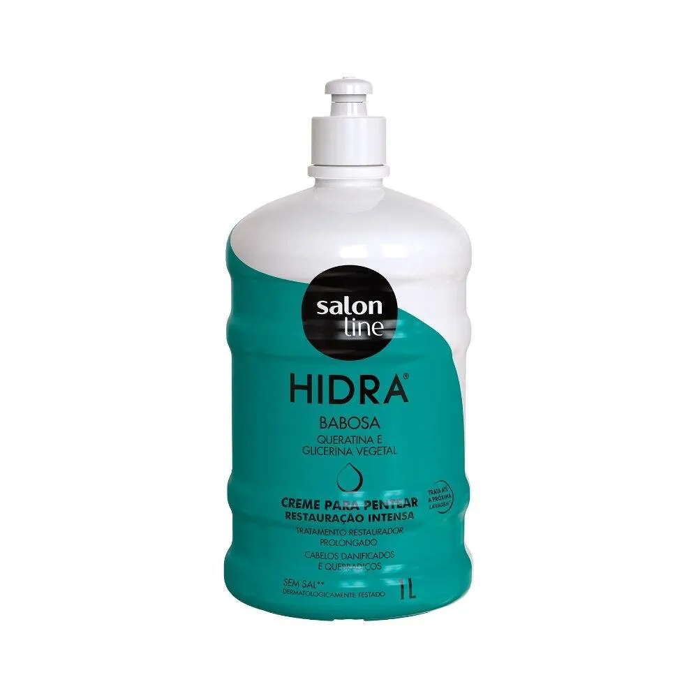 CREME PARA PENTEAR HIDRA RESTAURAçãO INTENSA SALON LINE 1 LITRO
