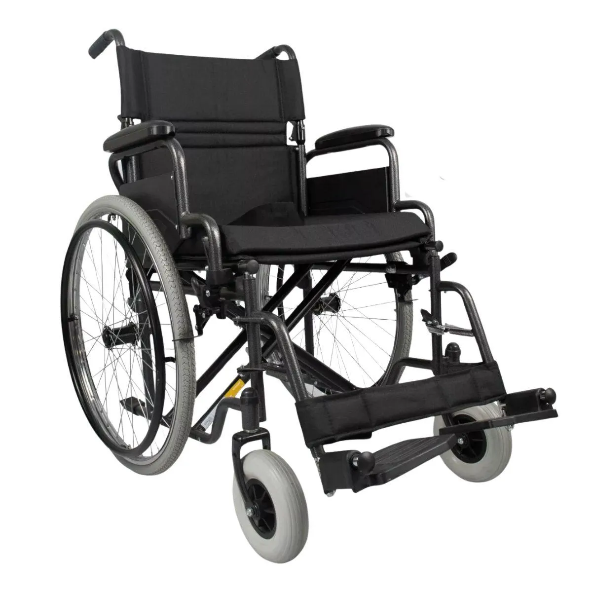 CADEIRA DE RODAS AÇO DOBRÁVEL ATÉ 120 KG D400 DELLAMED
