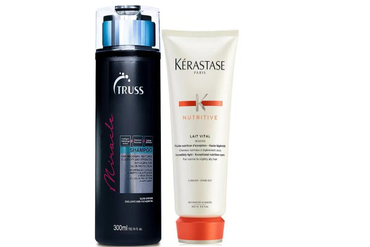 TRUSS/KéRASTASE SHAMPOO MIRACLE 300 + COND LAIT VITAL - 200