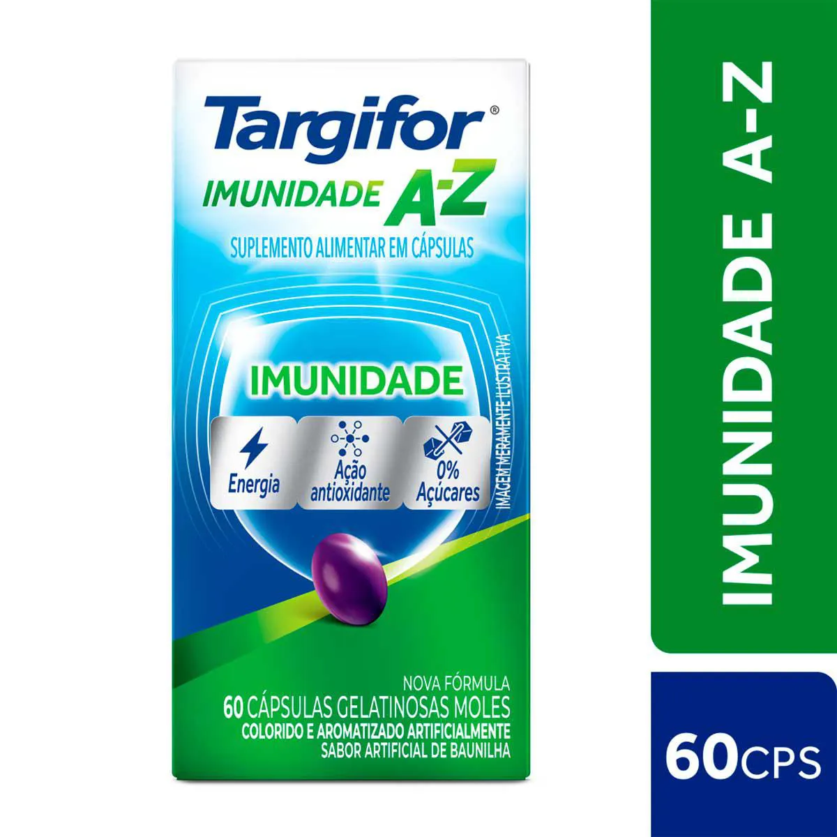 Targifor Pharmaton Imunidade A-Z Suplemento Alimentar Multivitamínico ...