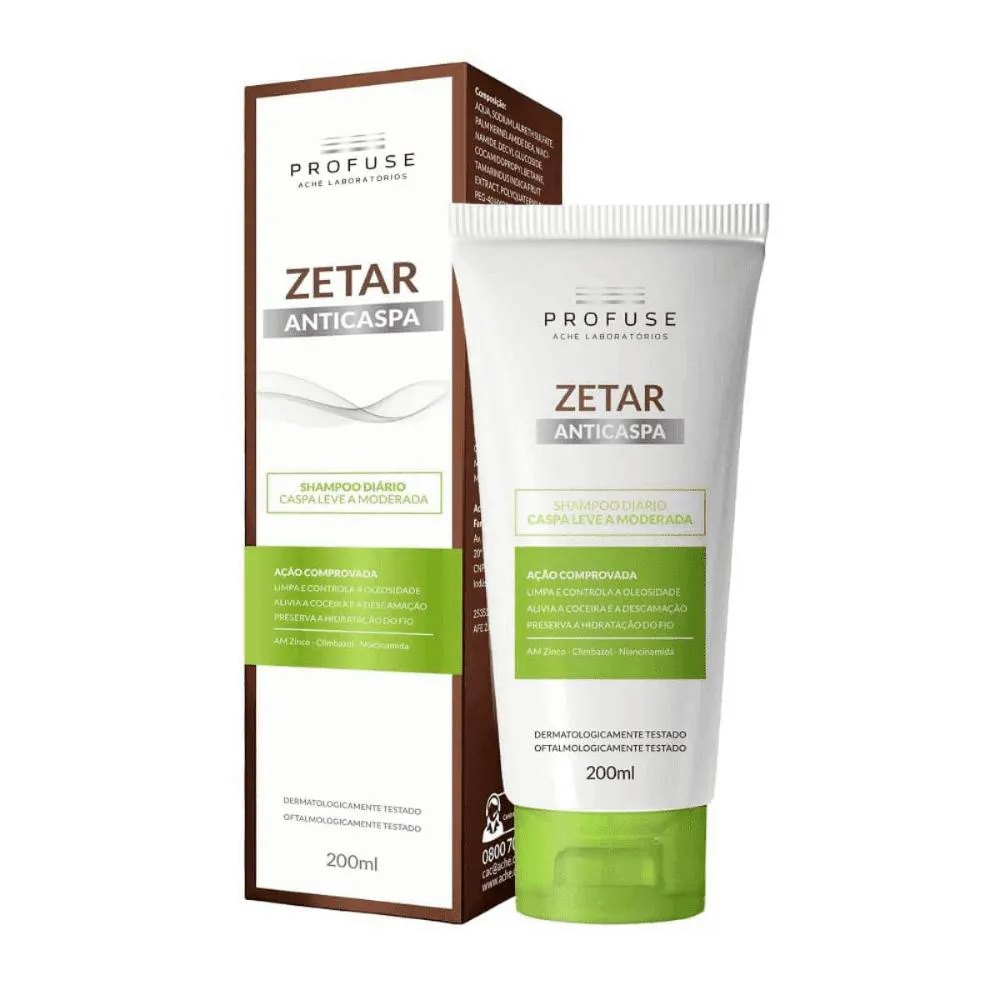 PROFUSE ZETAR SHAMPOO ANTICASPA DIáRIO 200ML