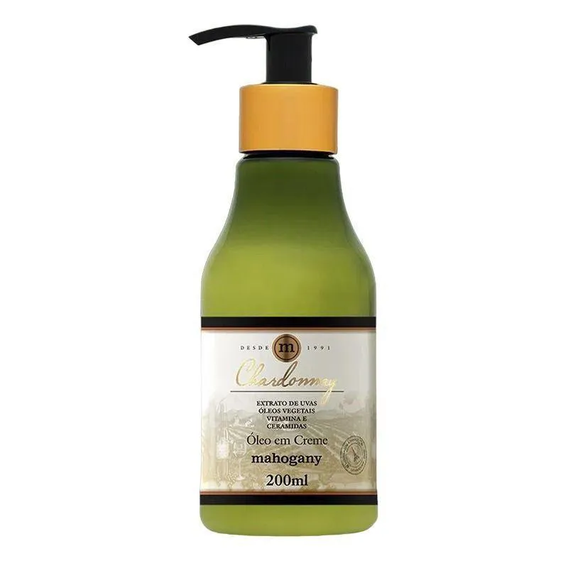 CHARDONAY ÓLEO EM CREME MAHOGANY 200ML