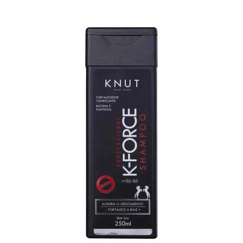 Shampoo Vegano Knut K-Force Fortalecimento 250ml
