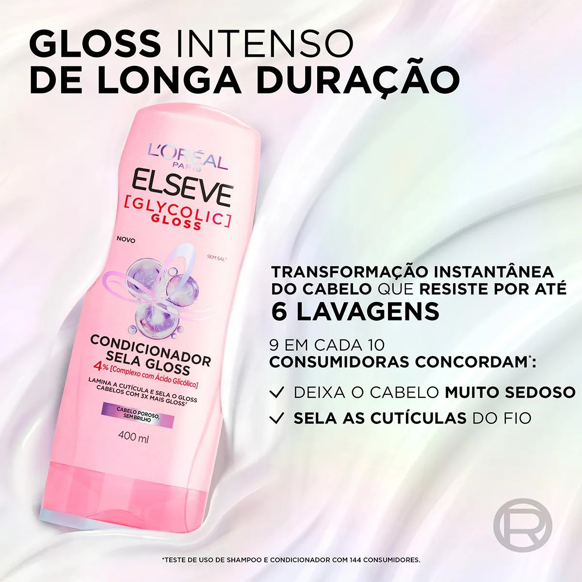 Condicionador Elseve Glycolic Gloss 400ml | Drogasil