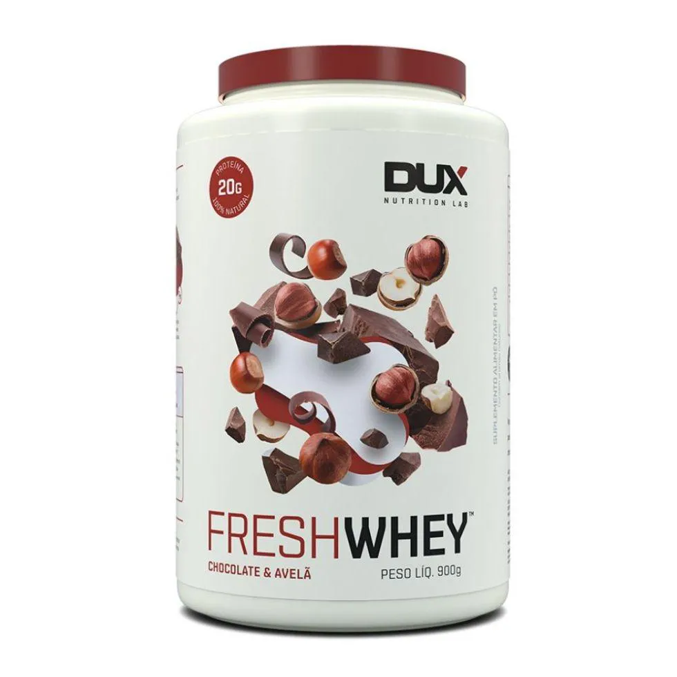 FRESH WHEY (900G) - SABOR: CHOCOLATE E AVELã