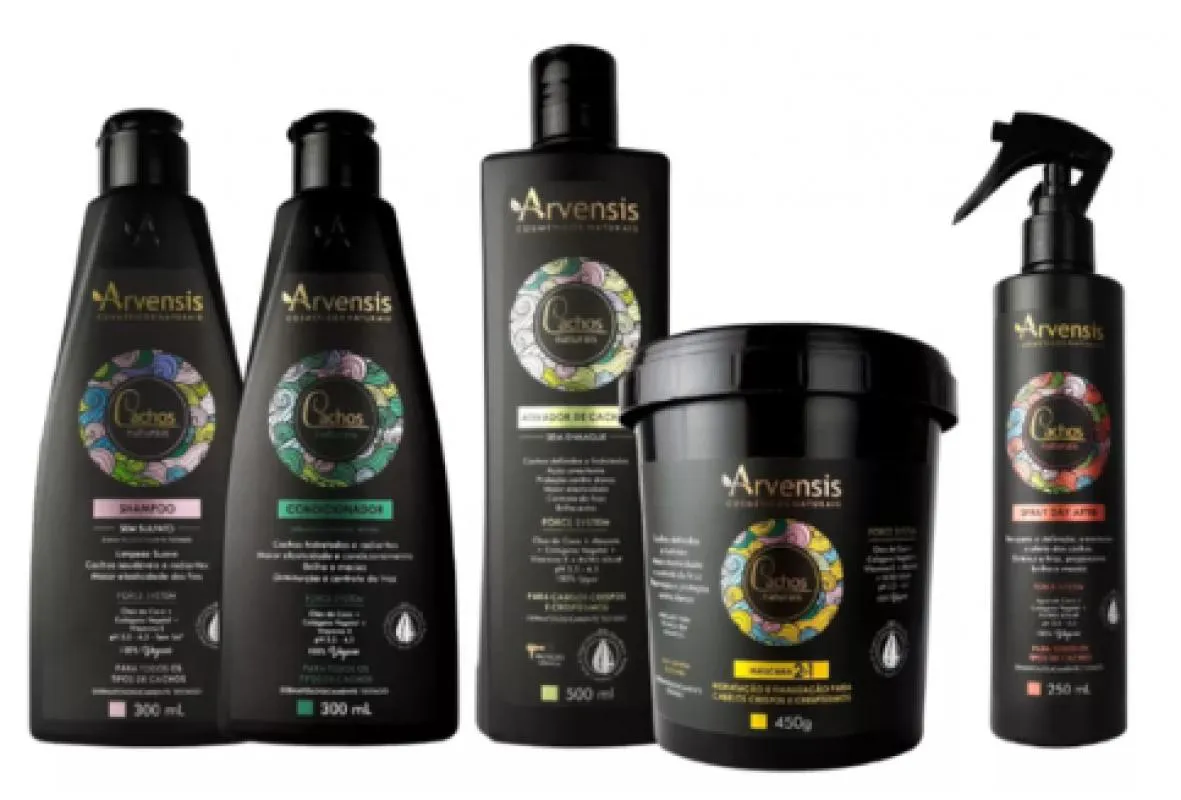 KIT ARVENSIS CACHOS SHAMPOO CONDICIONADOR ATIVADOR CRESPOS E CRESPíSSIMOS MáSCARA 2X1 DAY AFTER