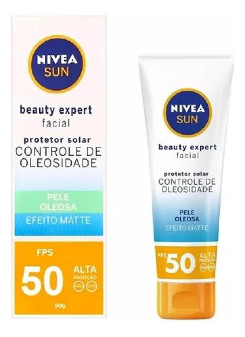 PROTETOR SOLAR FACIAL BEAUTY EXPERT NIVEA FPS50 50G