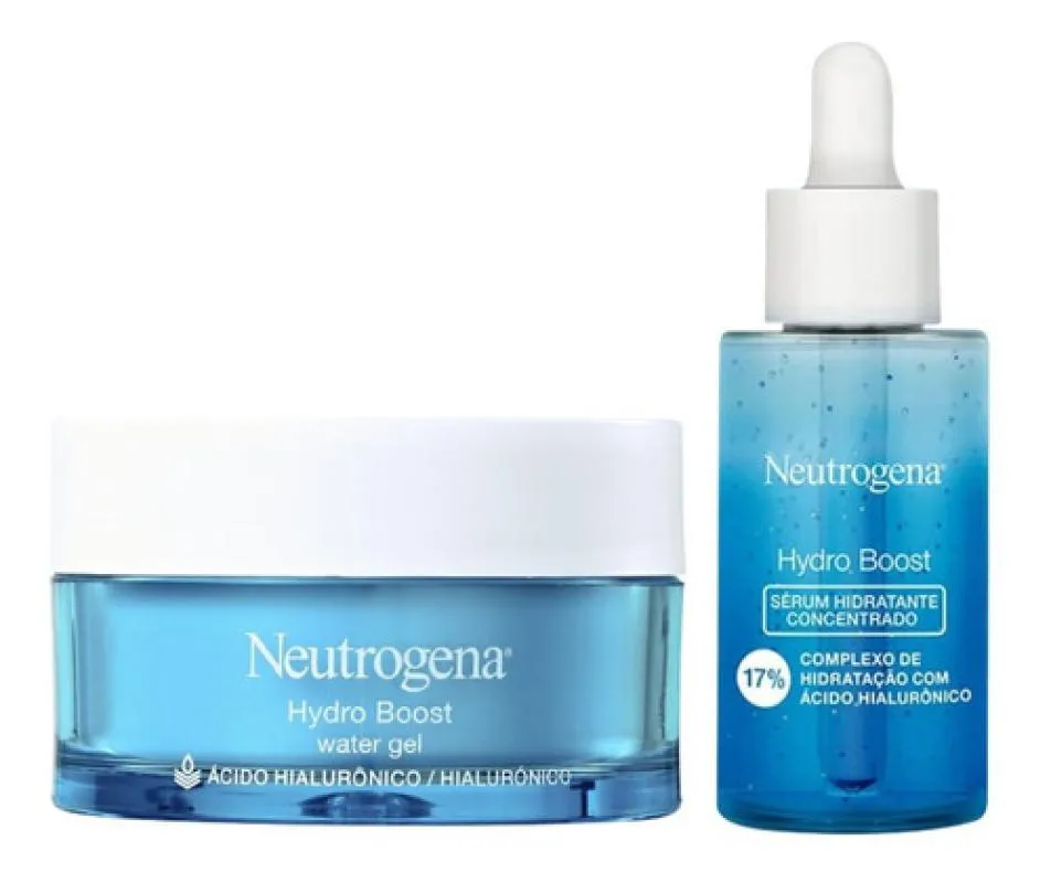 KIT FACIAL NEUTROGENA HIALURôNICO HYDRO BOOST GEL + SéRUM