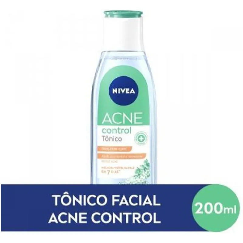 NIVEA TôNICO FACIAL ACNE CONTROL 200ML ANTIACNE