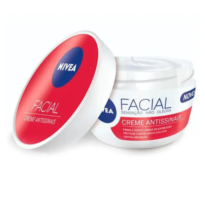 CREME HIDRATANTE FACIAL ANTISSINAIS NIVEA 100 G ANTI-IDADE/ANTIRRUGAS
