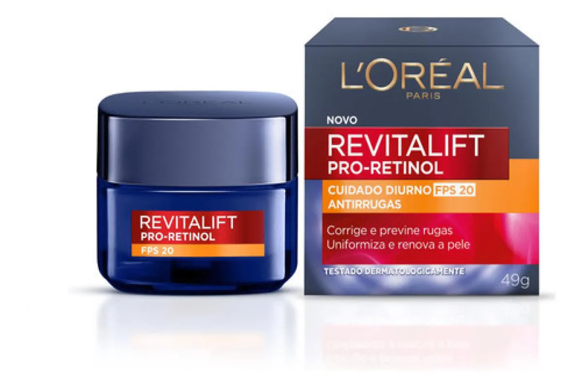 CREME ANTIRRUGAS L'ORéAL PARIS REVITALIFT RETINOL FPS20, 49G