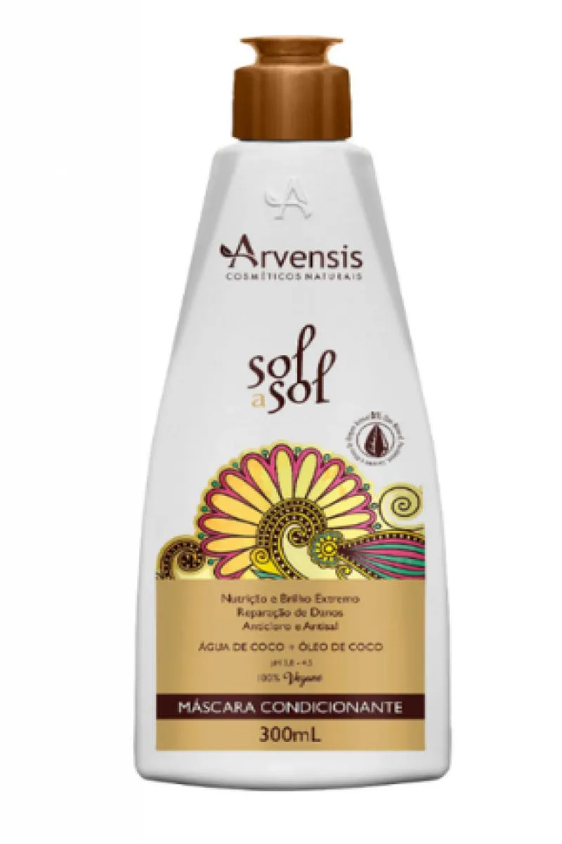 MÁSCARA CONDICIONANTE SOL A SOL 300ML - ARVENSIS
