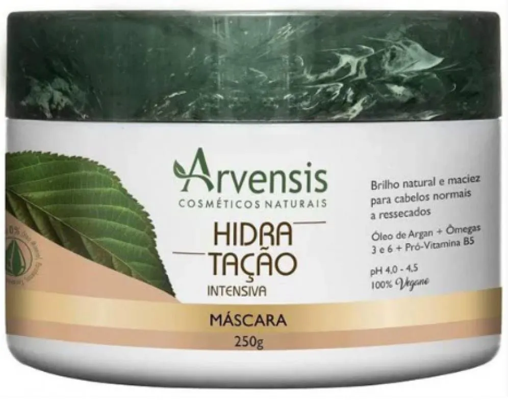 MÁSCARA HIDRATAÇÃO INTENSIVA ÓLEO DE ARGAN 250G - ARVENSIS