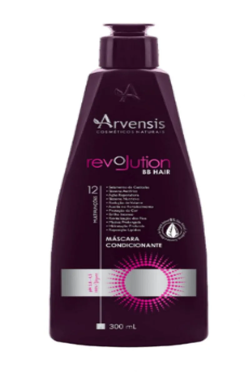 MÁSCARA CONDICIONANTE REVOLUTION BB HAIR 300ML - ARVENSIS