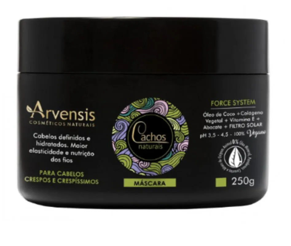 MáSCARA CACHOS NATURAIS CRESPOS E CRESPíSSIMOS 250G-ARVENSIS