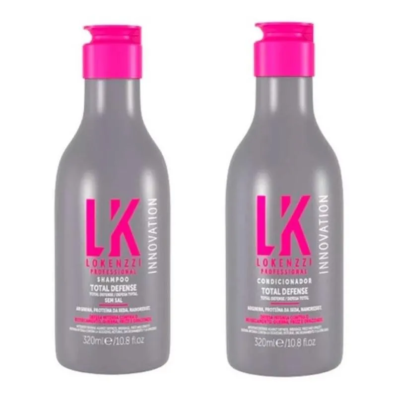KIT LOKENZZI TOTAL DEFENSE SHAMPOO / CONDICIONADOR - DEFESA DIáRIA