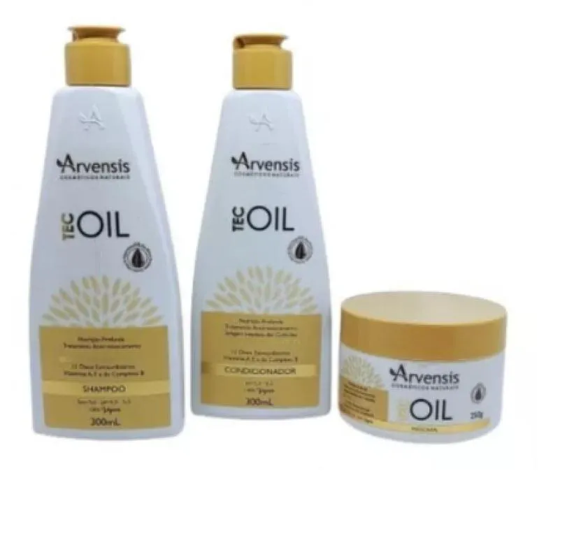 KIT SHAMPOO+ COND + MáSCARA ARVENSIS TEC OIL