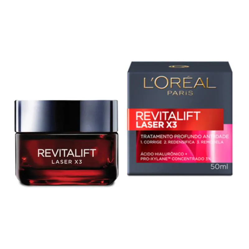CREME HIDRATANTE REVITALIFT LASER X3 50ML LORéAL PARIS