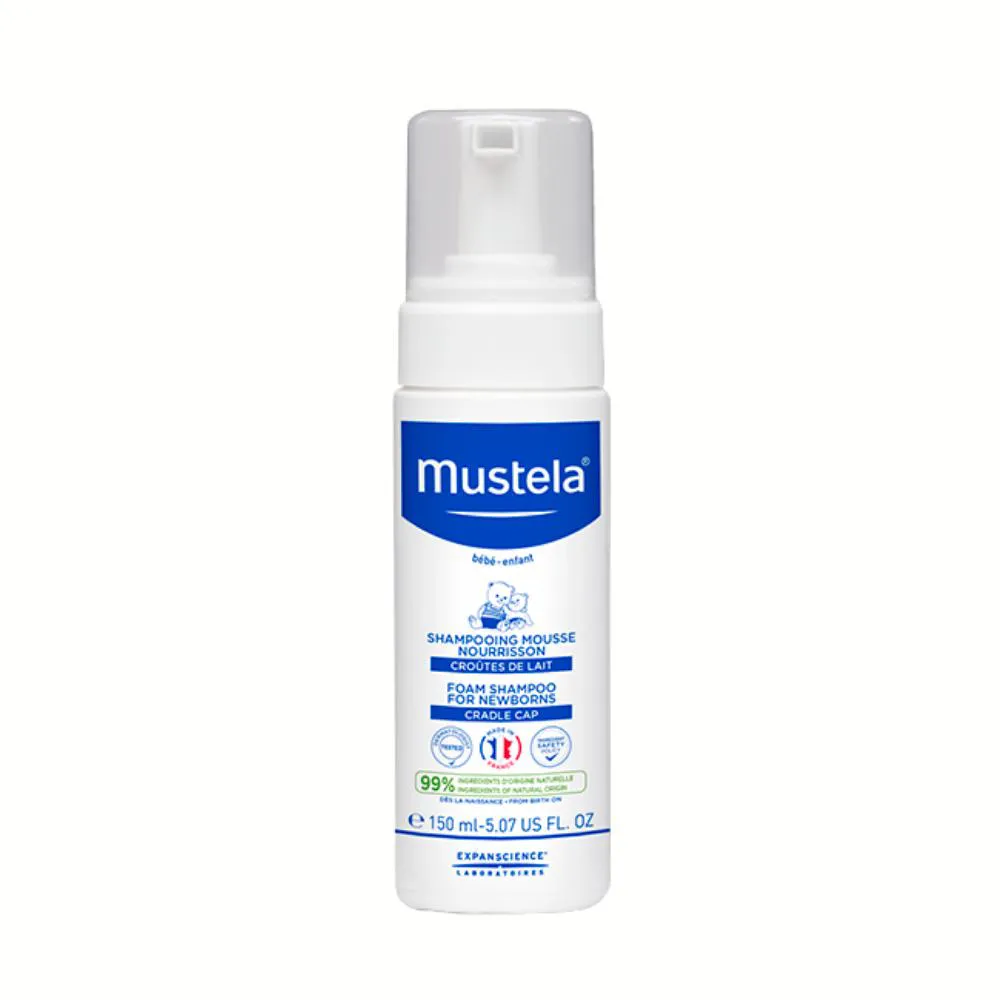 MUSTELA SHAMPOO ESPUMA RECéM NASCIDO 150ML