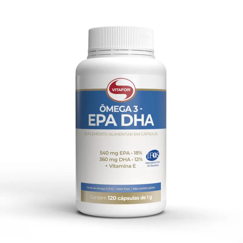 Ômega 3 EPA DHA Vitafor 120 Cápsulas 1000mg
