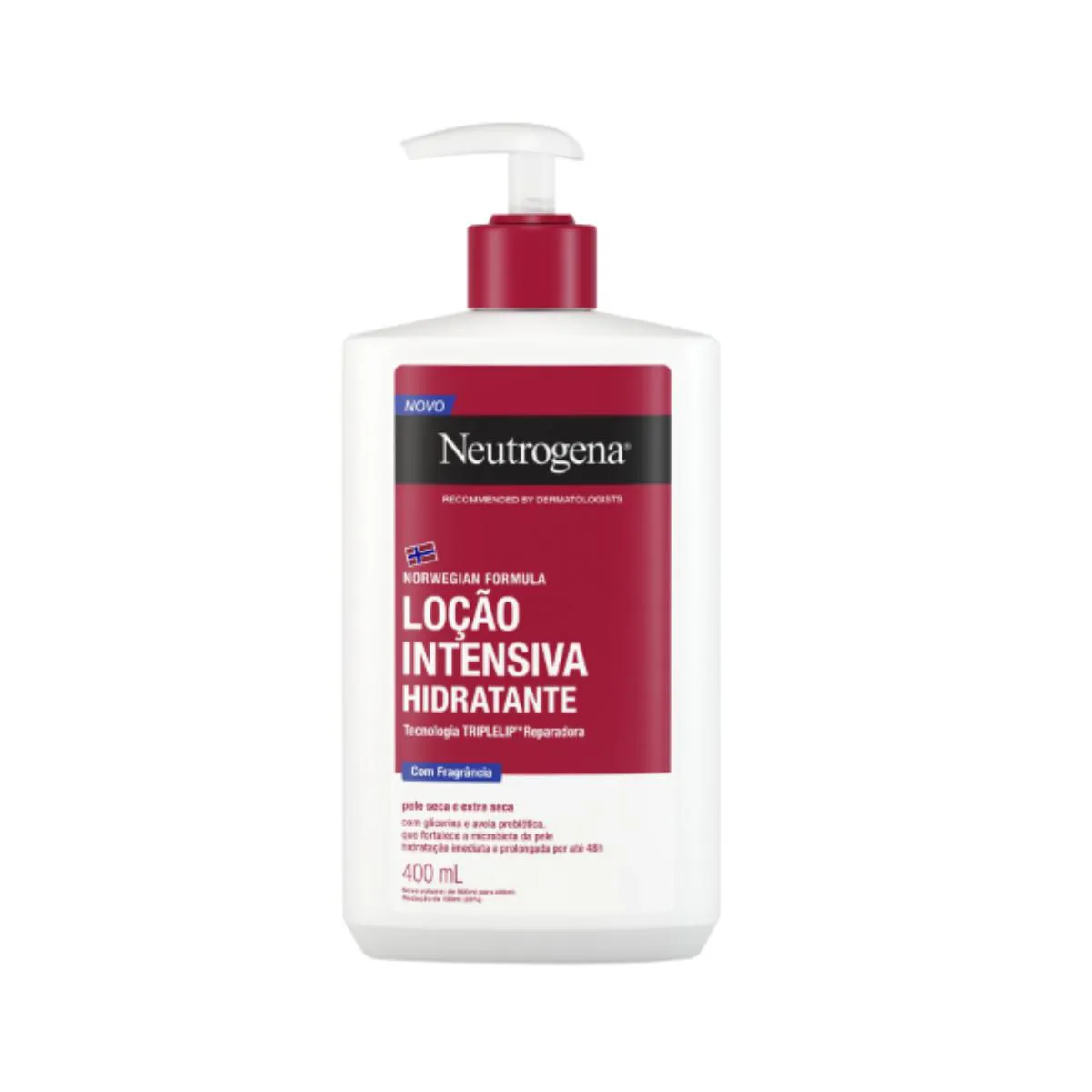 LOçãO HIDRATAçãO INTENSIVA COM FRAGRâNCIA - 400ML NEUTROGENA