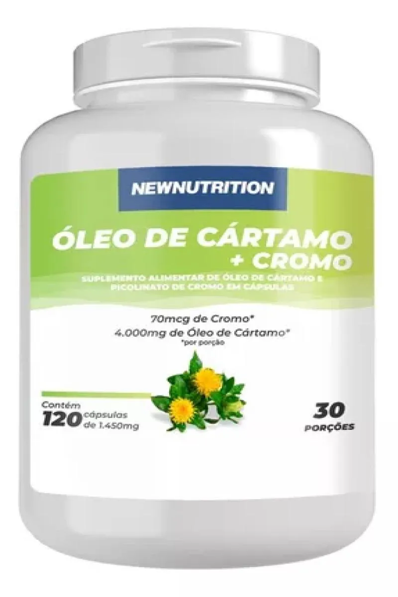 ÓLEO DE CÁRTAMO 120CAPS NEW NUTRITION