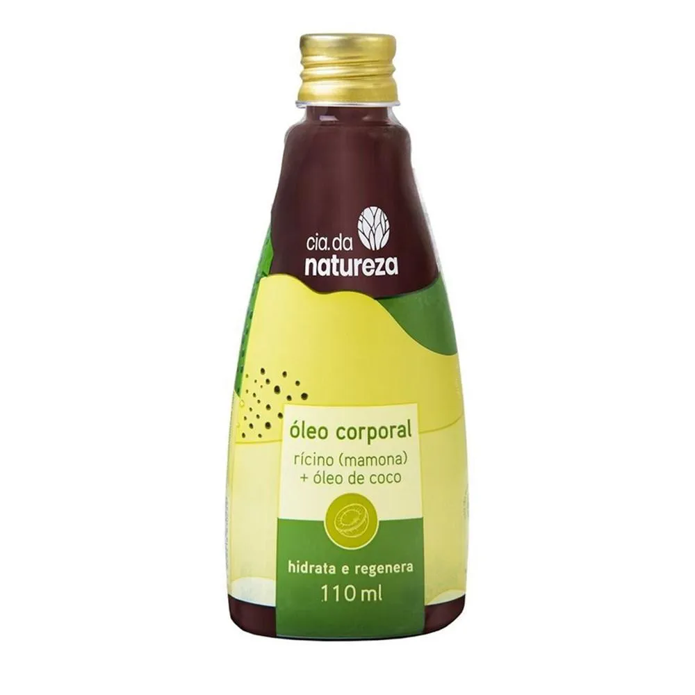OLEO CORPORAL RICINO + OLEO DE COCO 110M CIA DA NATUREZA