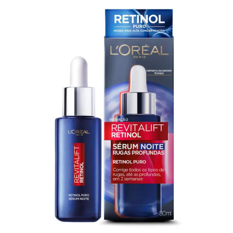SéRUM  FACIAL REVITALIFT RETINOL NOTURNO 30 ML L'ORéAL PARIS