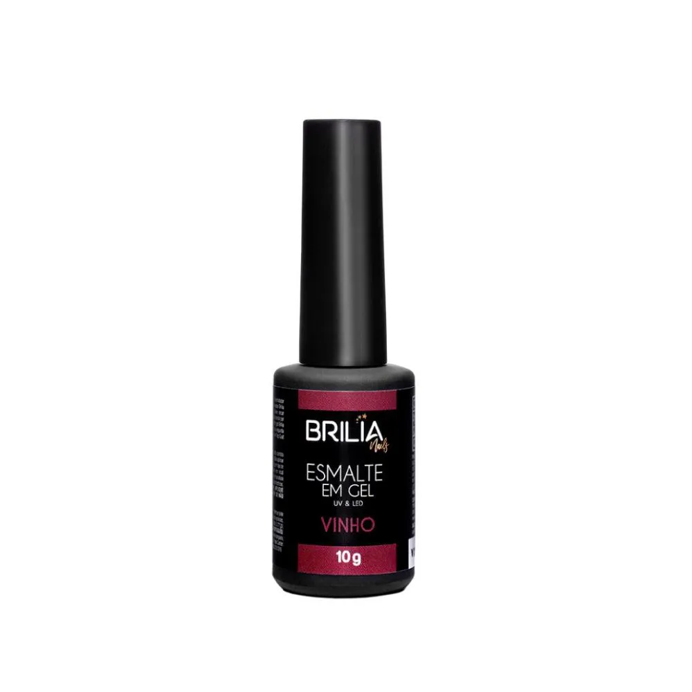 BRILIA NAIL ESMALTE ESSENCIAL VINHO 10G