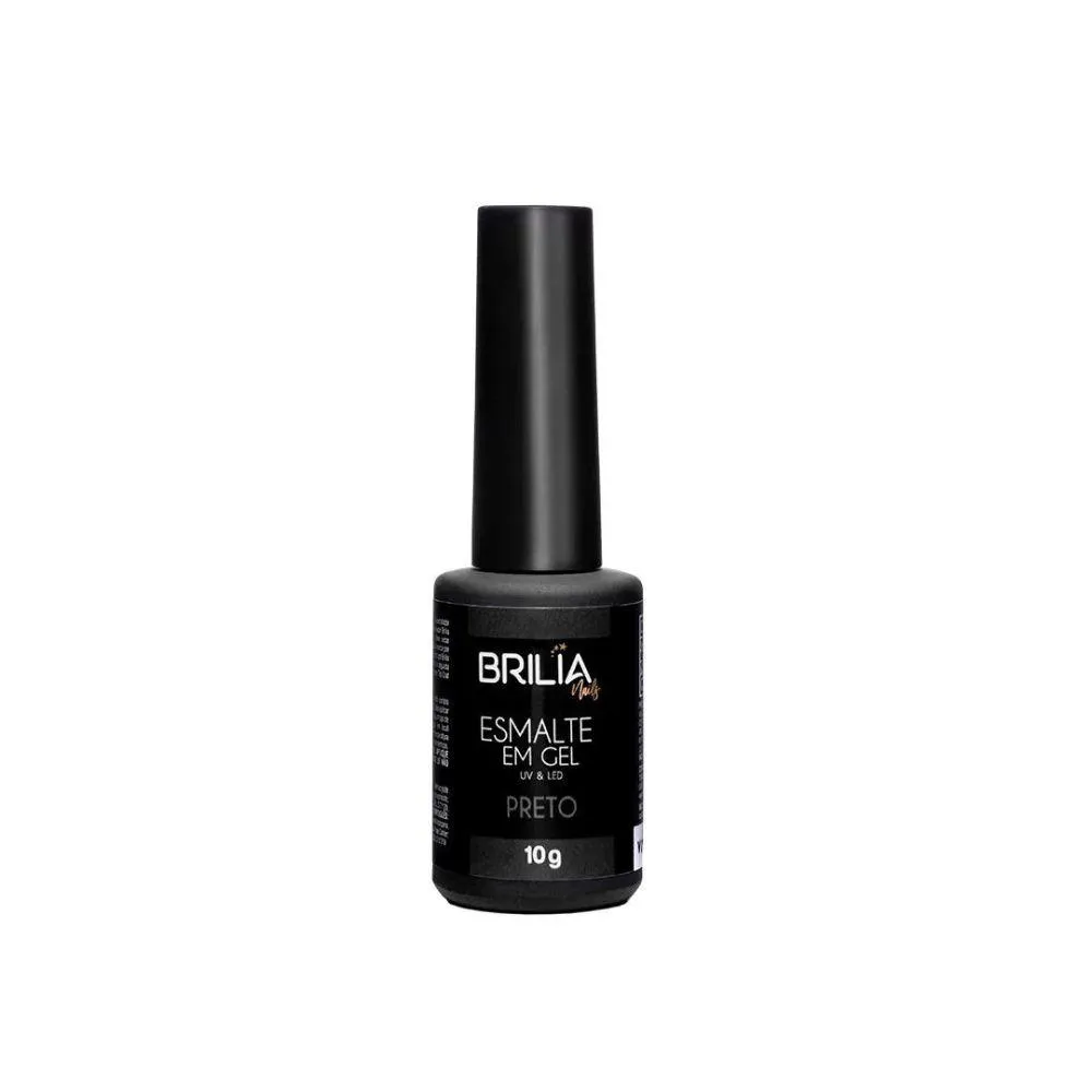 BRILIA NAIL ESMALTE ESSENCIAL PRETO 10G