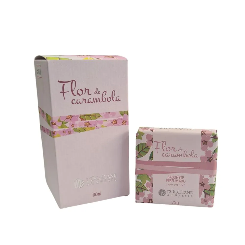 KIT L'OCCITANE CARAMBOLA COLôNIA + SABONETE PERFUMADO