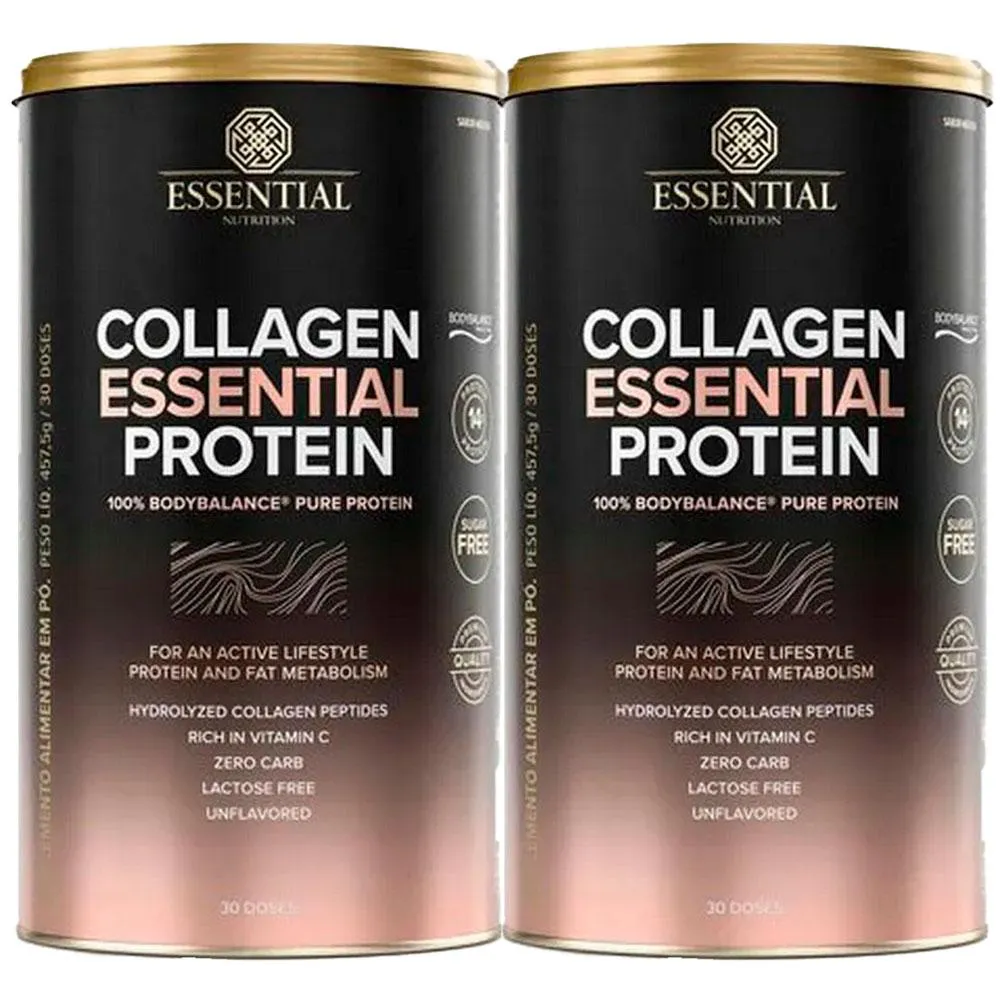 KIT 2X COLLAGEN ESSENTIAL PROTEIN - 100% BODYBALANCE - 457,5G - ESSENTIAL NUTRITION