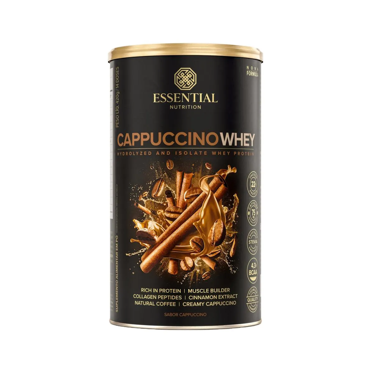CAPPUCCINO WHEY ESSENTIAL NUTRITION 420G