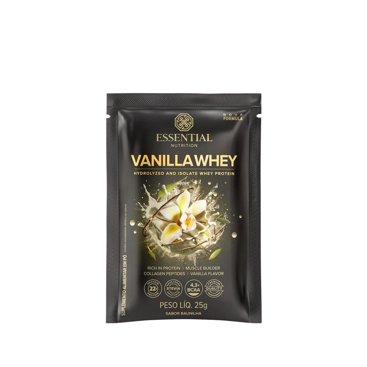 VANILLA WHEY SACHê ESSENTIAL NUTRITION 25G