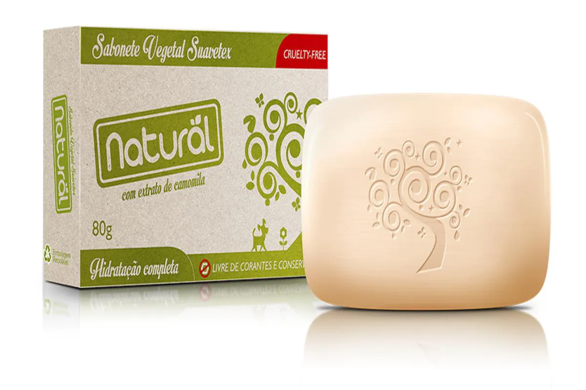 KIT 3X: SABONETE CAMOMILA NATURAL 80G