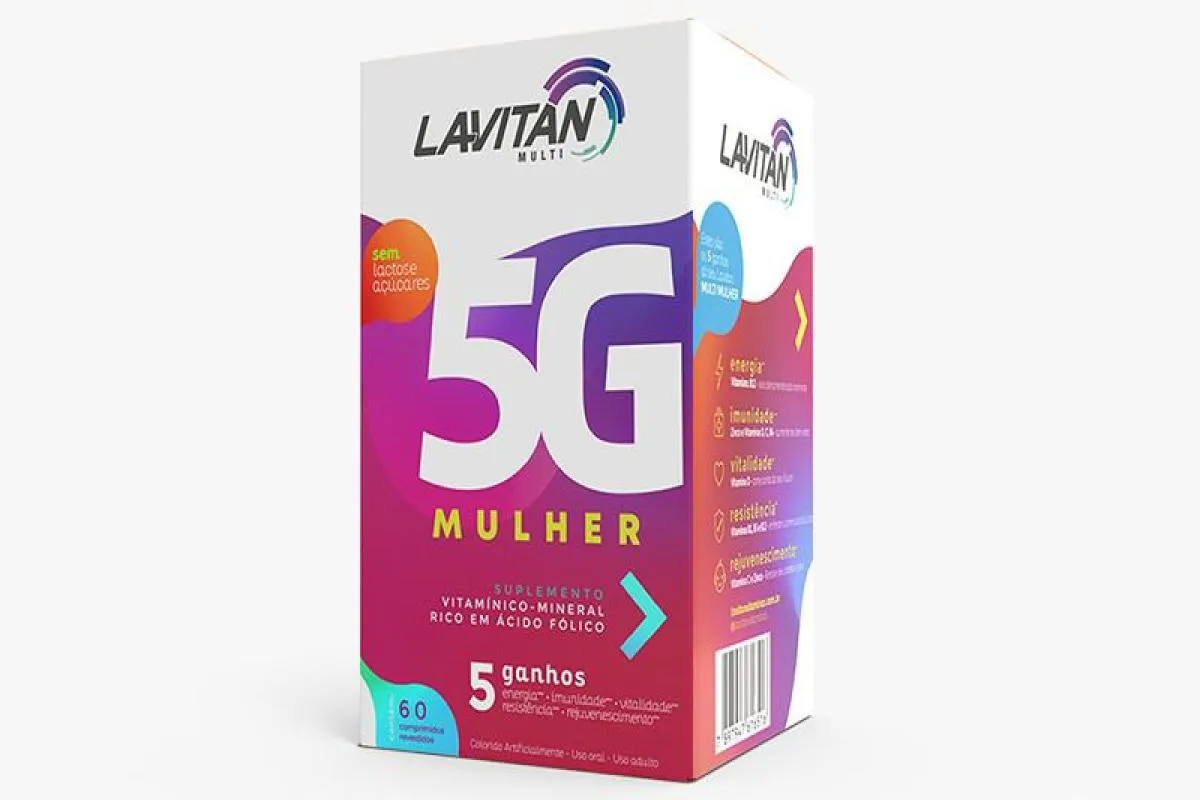 LAVITAN 5G MULHER 60 CáPS - CIMED