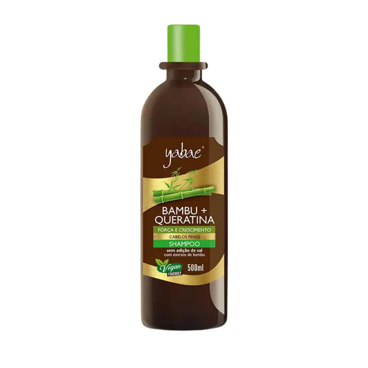 SHAMPOO COM BAMBU E QUERATINA 500ML – YABAE