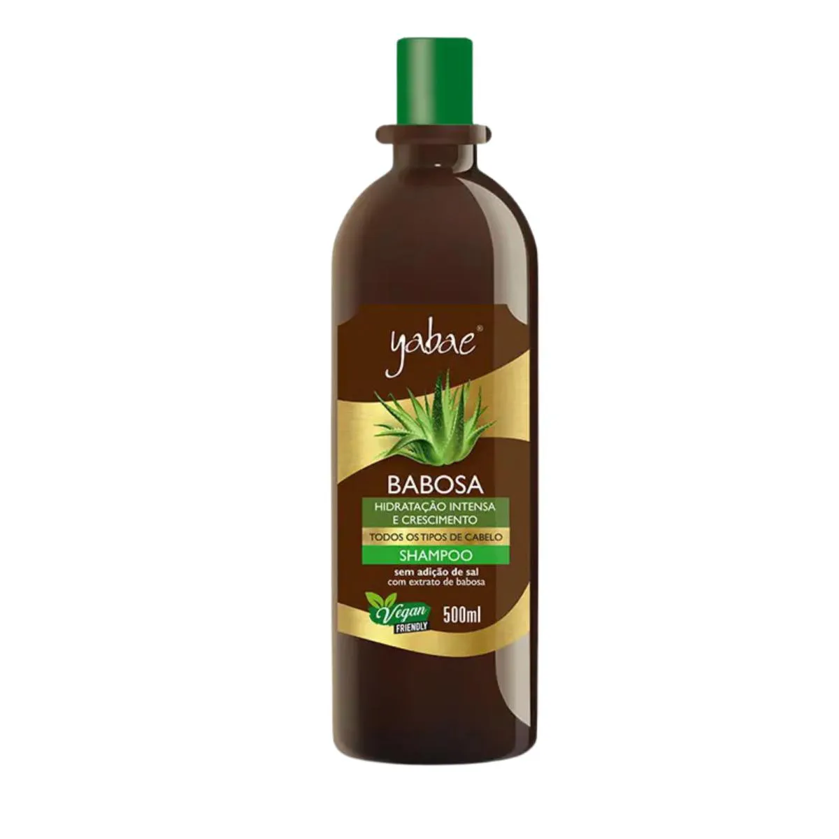 Shampoo Vegano Yabae Hidratação Intensa Babosa 500ml