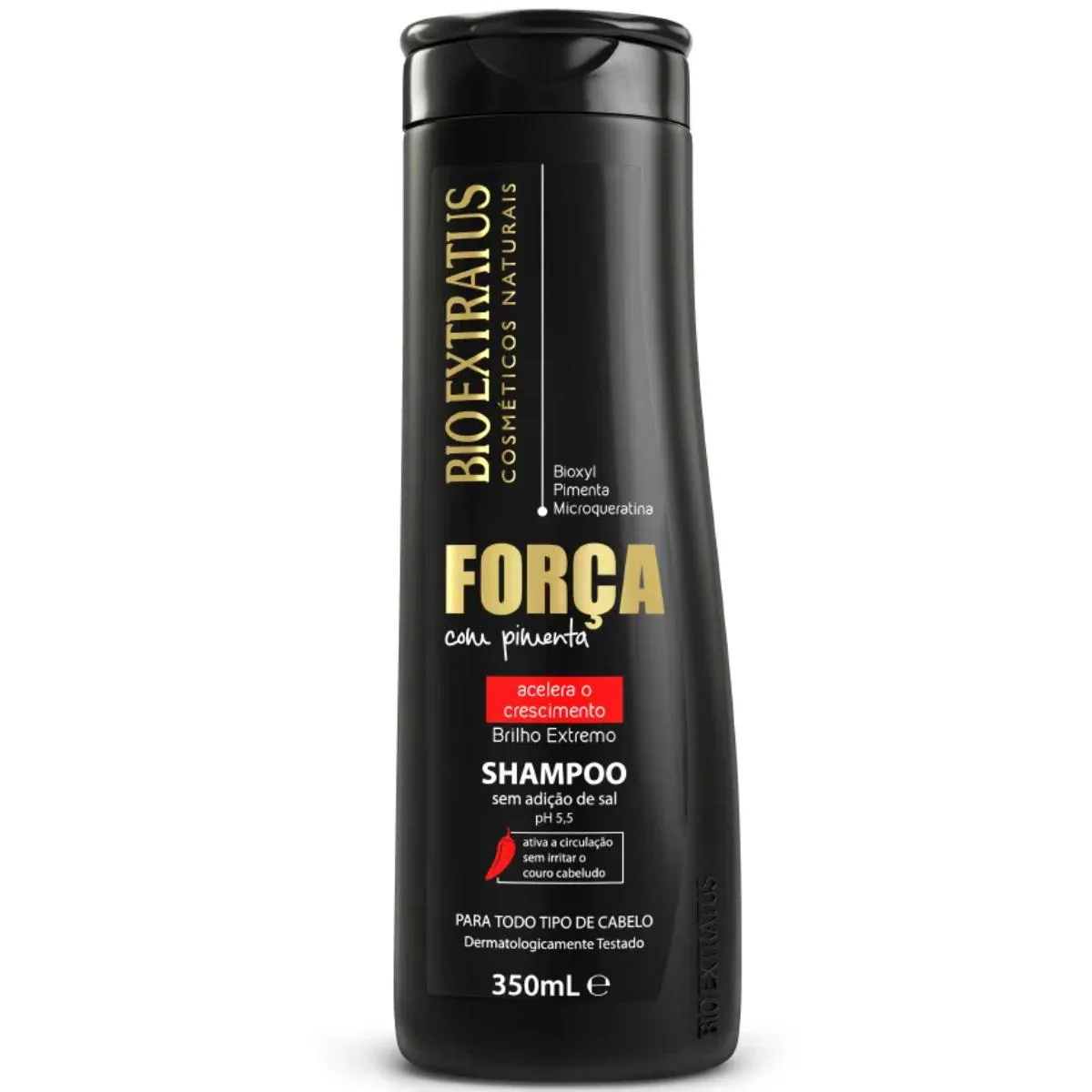 SHAMPOO FORçA COM PIMENTA CRESCIMENTO 350ML – BIO EXTRATUS