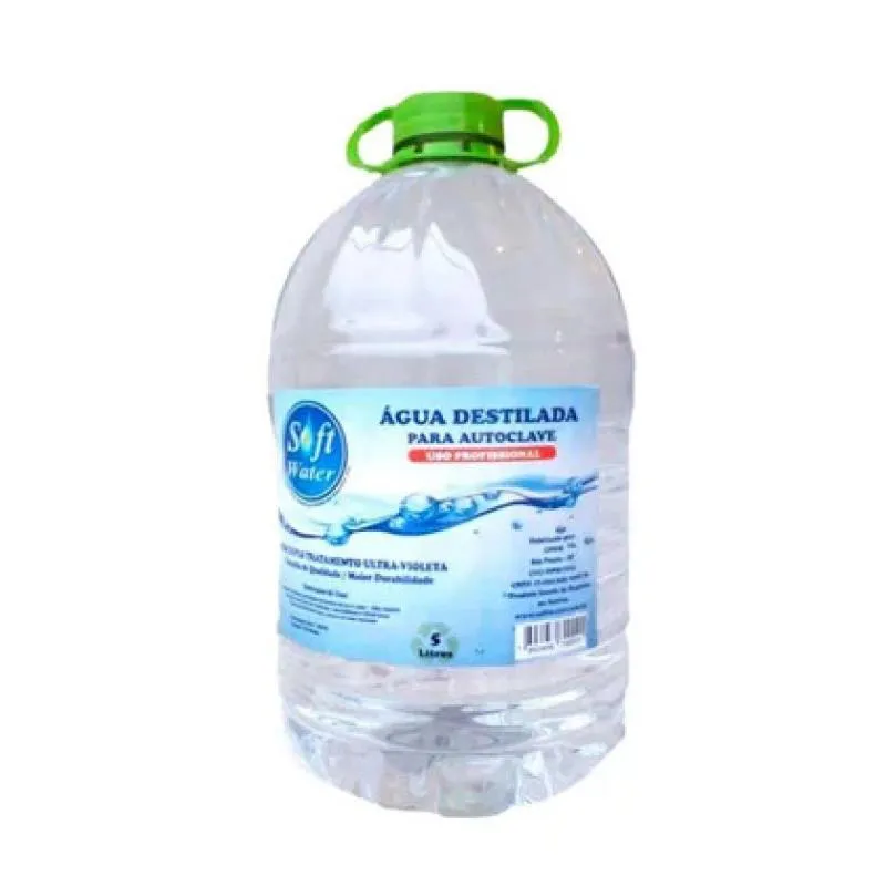 AGUA DESTILADA 5 LITROS PARA AUTOCLAVE
