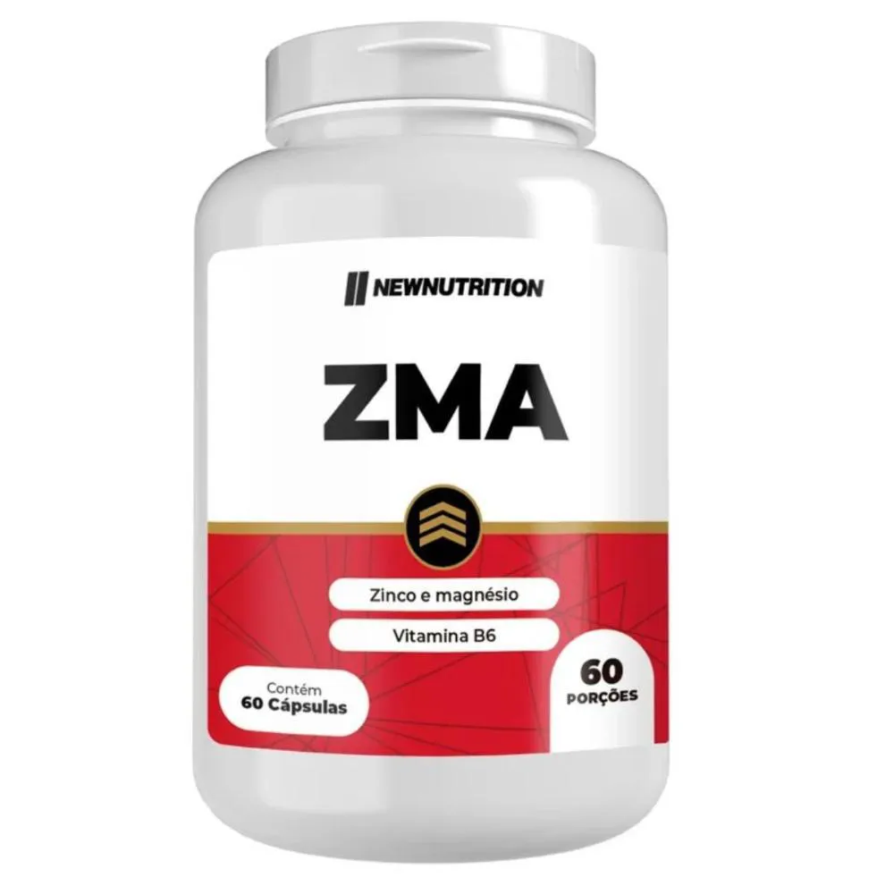 ZMA 680MG 60 CáPSULAS NEW NUTRITION Natural
