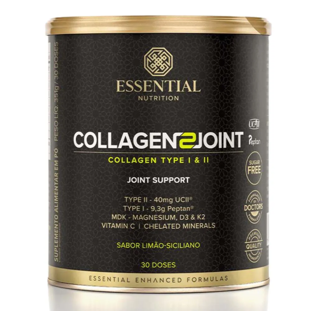 COLLAGEN 2 JOINT ARTICULAçõES LATA 300G ESSENTIAL NUTRITION Limão